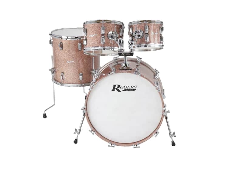 Rogers PT-0422HX-CS Powertone 4pc 22x14/10x7/12x8/16x16 Champagne Sparkle image 1