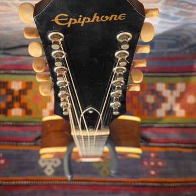 Vintage 1967 Epiphone FT-85 Serenader Natural w/ Original Chipboard Case image 4
