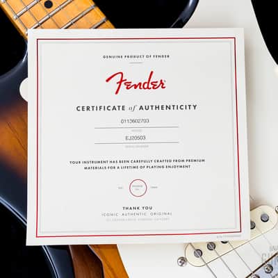 2018 Fender Eric Johnson Signature Stratocaster Thinline Sunburst w/ Case, Tags & CoA image 22