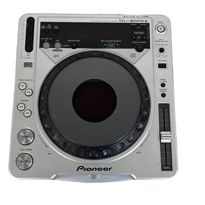 (PAIR) Pioneer CDJ-800 MK2 2000s - Silver image 1