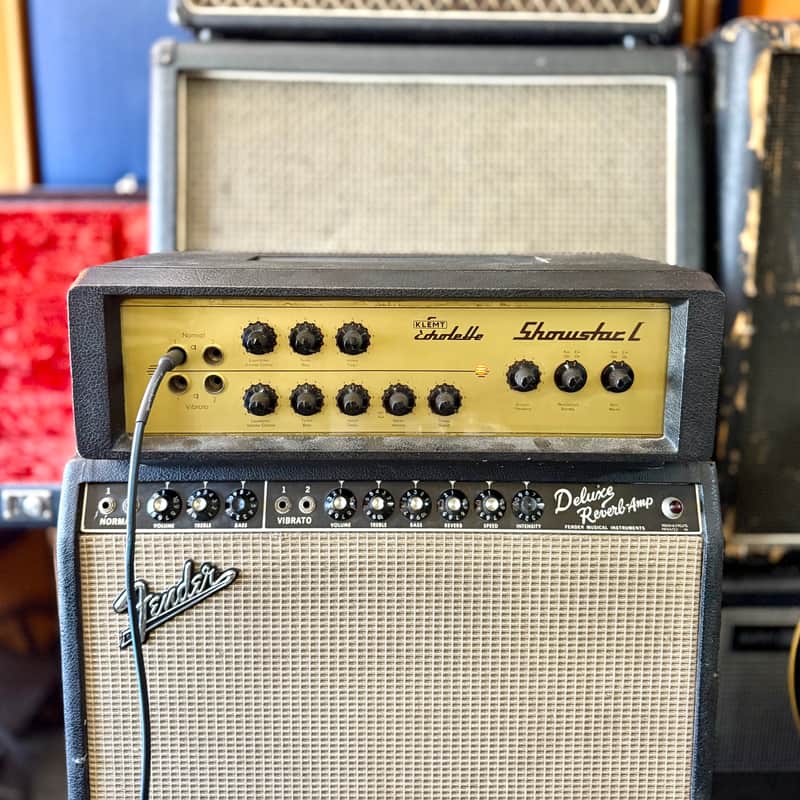 Klemt Echolette Showstar L c 1960’s - Gold original vintage Germany 50 watt tube amp amplifier image 1