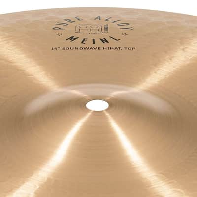 Meinl Pure Alloy Soundwave Hi Hat Cymbals 14" image 4