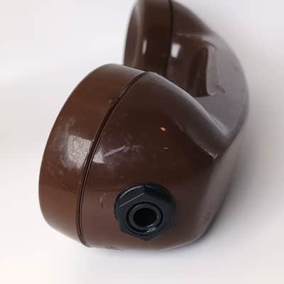 Custom Lo-Fi Telephone Microphone/DJ ‘Lollipop’ Headphone - Northern Electric G1 1960's Handset - Brown image 4