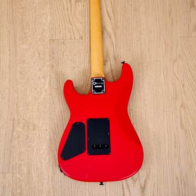 1980s Charvel by Jackson Model 1 Super Strat Vintage Electric Guitar Red, Japan image 3