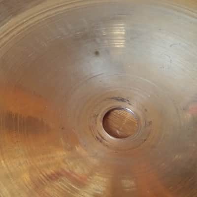 Sabian 14" AAX Stage Hi Hat Bottom Cymbal  VINTAGE Brilliant Hammered image 11