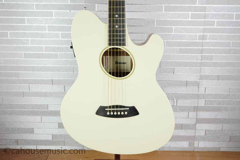 Ibanez TCY10E-IVH Talman - Ivory High Gloss image 1