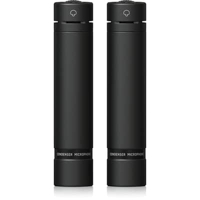 Behringer C-2 Dark Edition Matched Studio Condenser Microphones, Black, Pair image 4