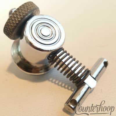 *Camco Snare Drum"Studio"Strainer Butt Plate Oaklawn-Chanute Vintage 60s Chrome* image 1