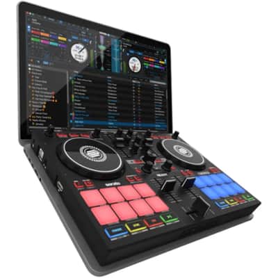 Reloop Ready | Compact 2-Deck DJ Controller for Serato | 16 RGB Pads & Scratch Bank Support image 4