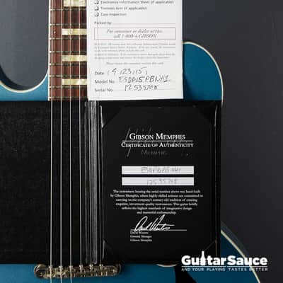Gibson ES-335 Pelham Blue Block Inlays (Cod. 884UG) VIDEO 2015 image 11