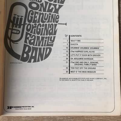 Walt Disney Tab Music of Today (1968) Easy Piano / Lyric Arrangements The One & Only Genuine Original Family Band image 3
