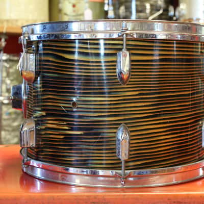 1960's Tempro 9"x13" Tom Tom in Yellow Strata image 3