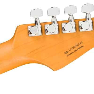 FENDER - American Ultra Stratocaster Left-Hand  Rosewood Fingerboard  Arctic Pearl - 0118130781 image 6