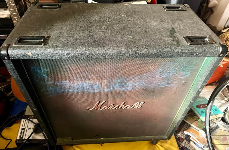Marshall JCM 900 Lead Series Model 1960B 4x12" Straight Guitar Speaker Cabinet 1990 - 2003 - Black image 1