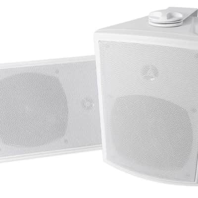 Pair Rockville HP5S 5.25" Outdoor/Indoor Home Theater Speakers w/ Swivel Bracket image 3