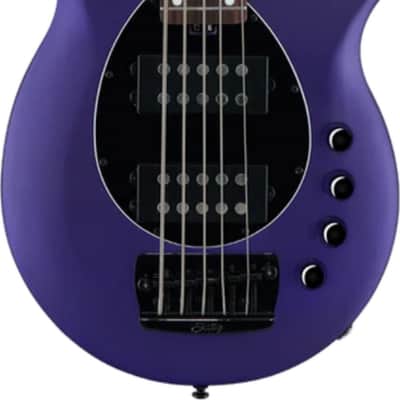 Sterling Bongo5 5-String Bass Guitar, Rosewood Fingerboard, Firemist Purple Stain image 2