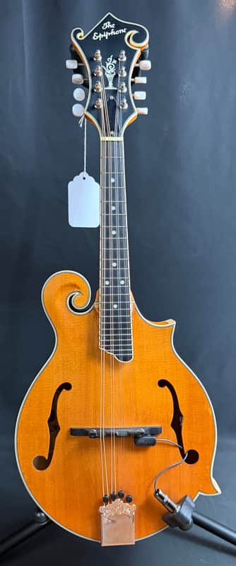 Epiphone MM-50E Professional F-Style Mandolin Blonde Natural w/ LR Baggs Pickup image 1
