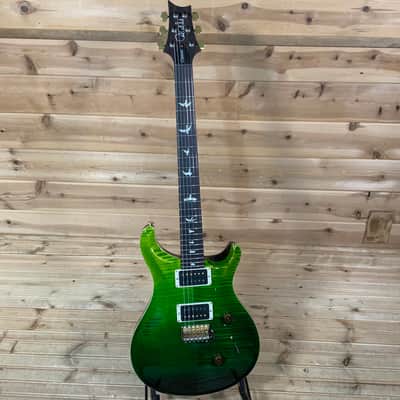 PRS Custom 24 10 Top Electric Guitar - Green Fade image 2