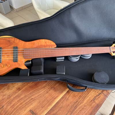Handmade "Tom Clement" Fretless 5 String Bass image 1