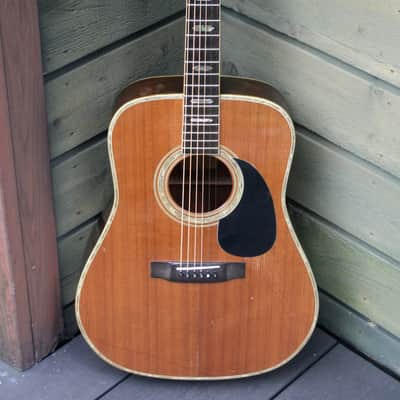 1975 Yairi YW-600 Dreadnought Guitar New Jacaranda Natural+Vintage Hard Case Bargain! image 4