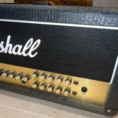 Marshall JVM205H 2-Channel 50-Watt Guitar Amp Head 2008 w/footpedal in box, Black, with case image 3
