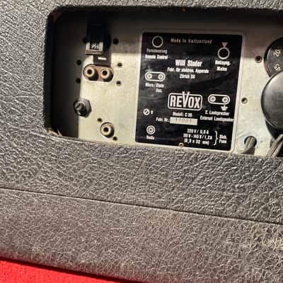 Revox type C36 TUBE TAPE RECORDER BLACK ( rare) image 11