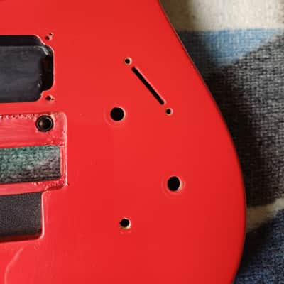 Guitar body 80s (Charvel?) Red image 5