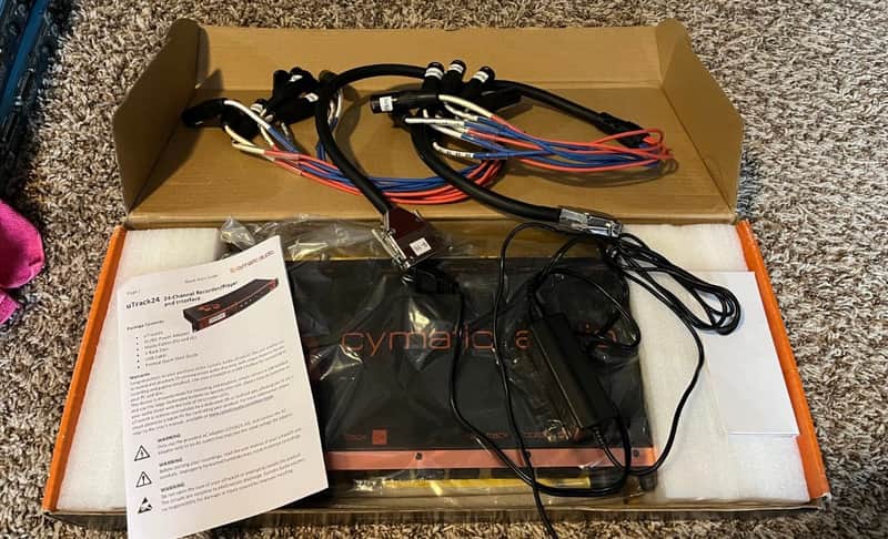 Cymatic Audio uTrack 24 24-Channel Recorder / USB Audio Interface 2010s - Orange image 1