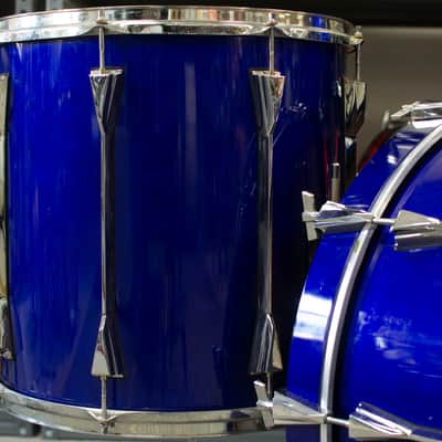 1980s Tama Artstar II Jewel Blue Drum Kit image 4