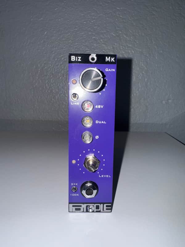 Purple Audio Biz Mk 500 Series Mic Preamp / Line Driver Module 2010s - Purple image 1