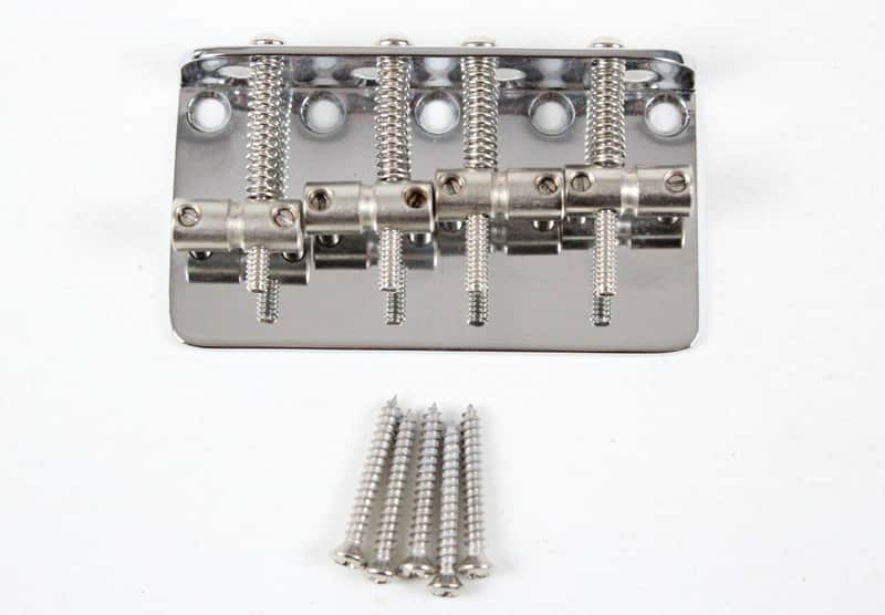 1976 Vintage Fender Jazz Bass/Telecaster/Precision Bass Chrome BRIDGE ~CLEAN~ 1970s-1980s USA image 1
