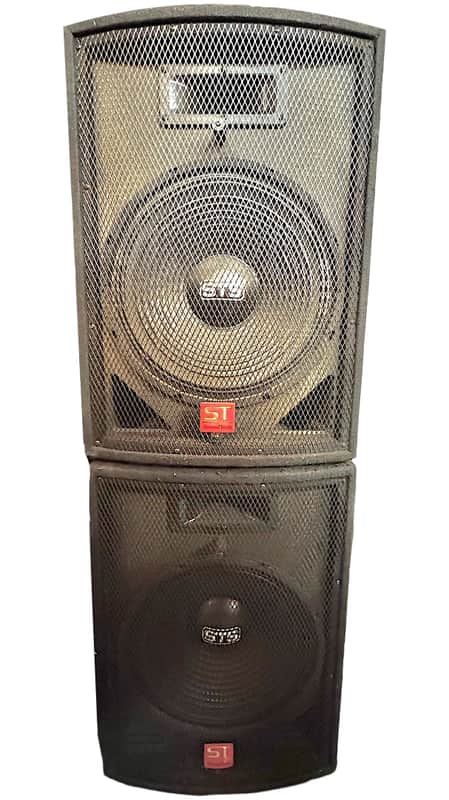 Soundtech PAIR of Model ST15X 200W 8ohm Loudspeakers (Used) image 1
