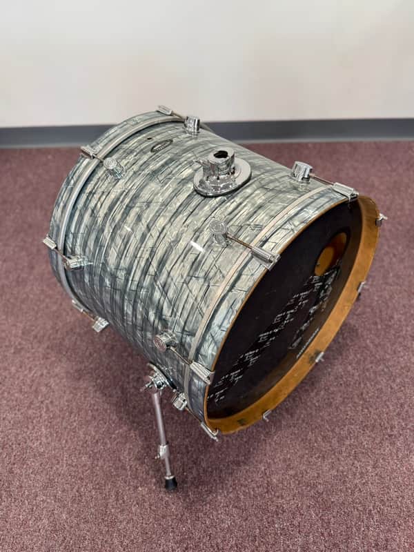 PDP CX Series 22x17 Bass Drum — Light Blue Onyx image 1