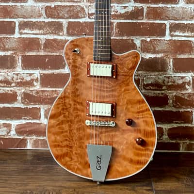 Grez Mendocino Custom, 2020 Quilted OG Redwood Top, Lollar Imperials 5lbs 3oz, NEW, Tortoise Bound Top & Back W/B/W Top of Body Purfling (Authorized Dealer) image 4