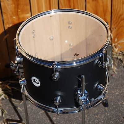 DW Design Series 9x13'' Maple Shell Black Satin Floor Tom | 13" Floor Tom With Leg's (2025) image 3