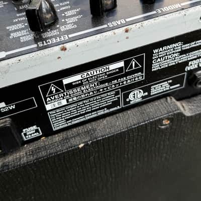 Vox Valvetronix AD50VT 50-Watt 1x12 Hybrid Guitar Combo Amp 2004 - 2008 - Black image 7