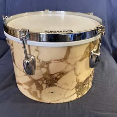 Slingerland 10" concert tom Late 50's - Marble lacquer image 5