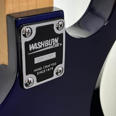 Washburn Electric Guitar MG-24 - Pearl Blue Finish (In-House Adjusted) - Includes Case image 10