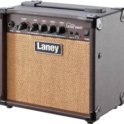 NEW 2023 Laney LA15C 15-Watt 2x5" Acoustic Guitar Combo - Brown image 1