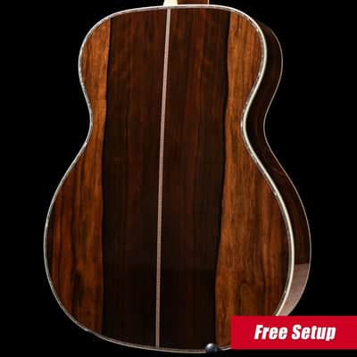 Martin Custom Shop Style 45 000-14F Acoustic Guitar - Macassar Ebony/Premium Spruce with Hardshell Case image 2