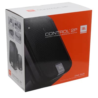 (2) JBL C2PS CONTROL 2P 5.25" Studio Monitor Speakers+Stands+Mackie Mixer+Cables image 7