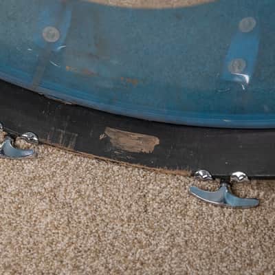 1970s Ludwig Big Beat Blue Vistalite Drum Set image 13