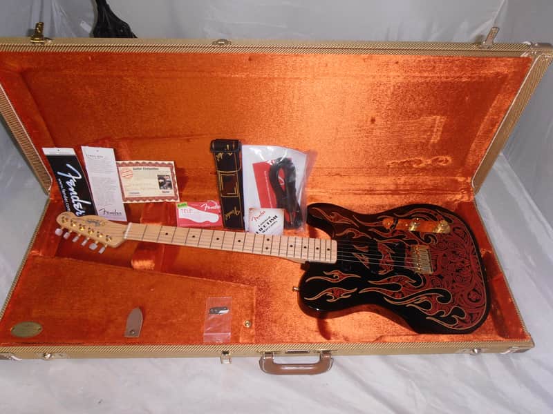 Fender James Burton Artist Series Signature Telecaster with OHSC, excellent!