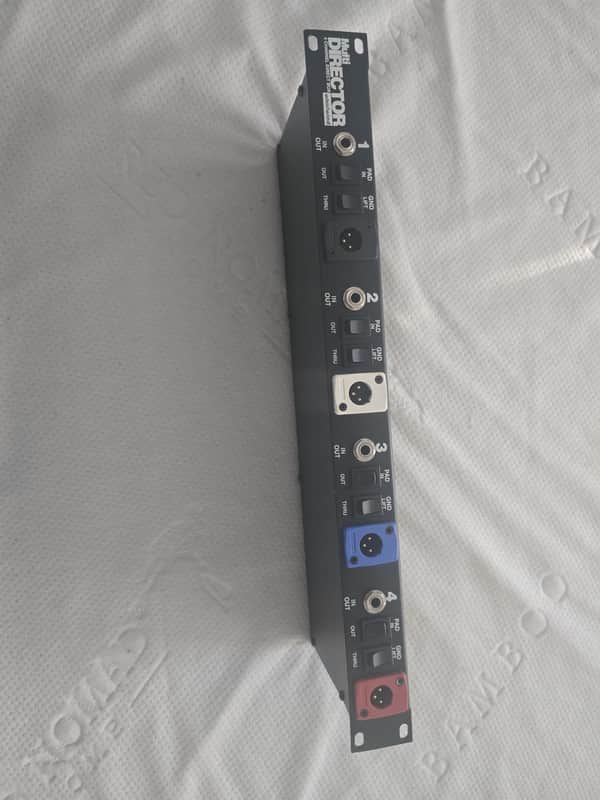 Whirlwind MultiDirector 4-Channel Passive Instrument Direct Box 2010s - Black image 1