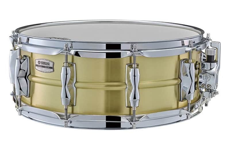 Yamaha RRS-1455 Recording Custom Brass Snare Drum, 14" X 5.5" image 1