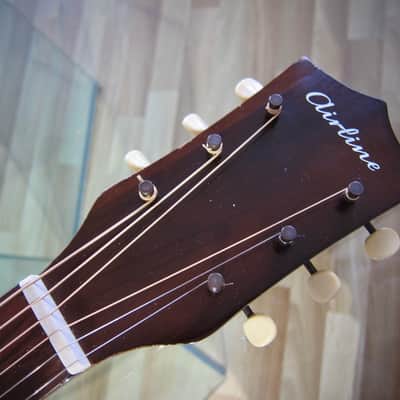 Airline Acoustic Guitar Concert Sized by Kay of Chicago for Montgomery Wards Circa-1960s Sunburst image 18