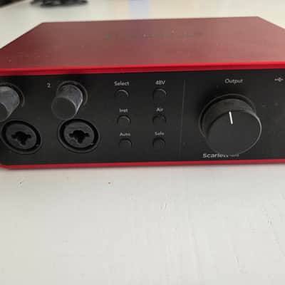 Focusrite Scarlett 4i4 4th Gen USB Audio Interface 2023 - Present - Red image 2