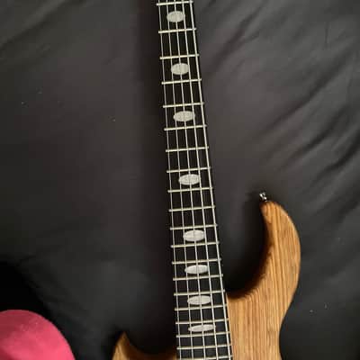 Gstyle Left Handed 5 String Bass 2020s - Wood image 5