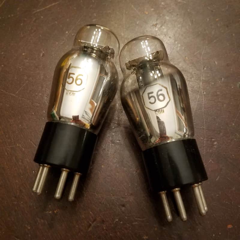 Sylvania ONE (1) Type 56 Triode tNOS TESTED Vacuum Tube Audio 1932-1942 image 1