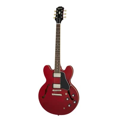 Epiphone Inspired by Gibson ES-335 (Cherry) - Semi Acoustic Guitar image 1